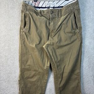 Vintage American Eagle Chino Pants Men's *32x36 (35) Brown AE Khakis Y2K Bootcut